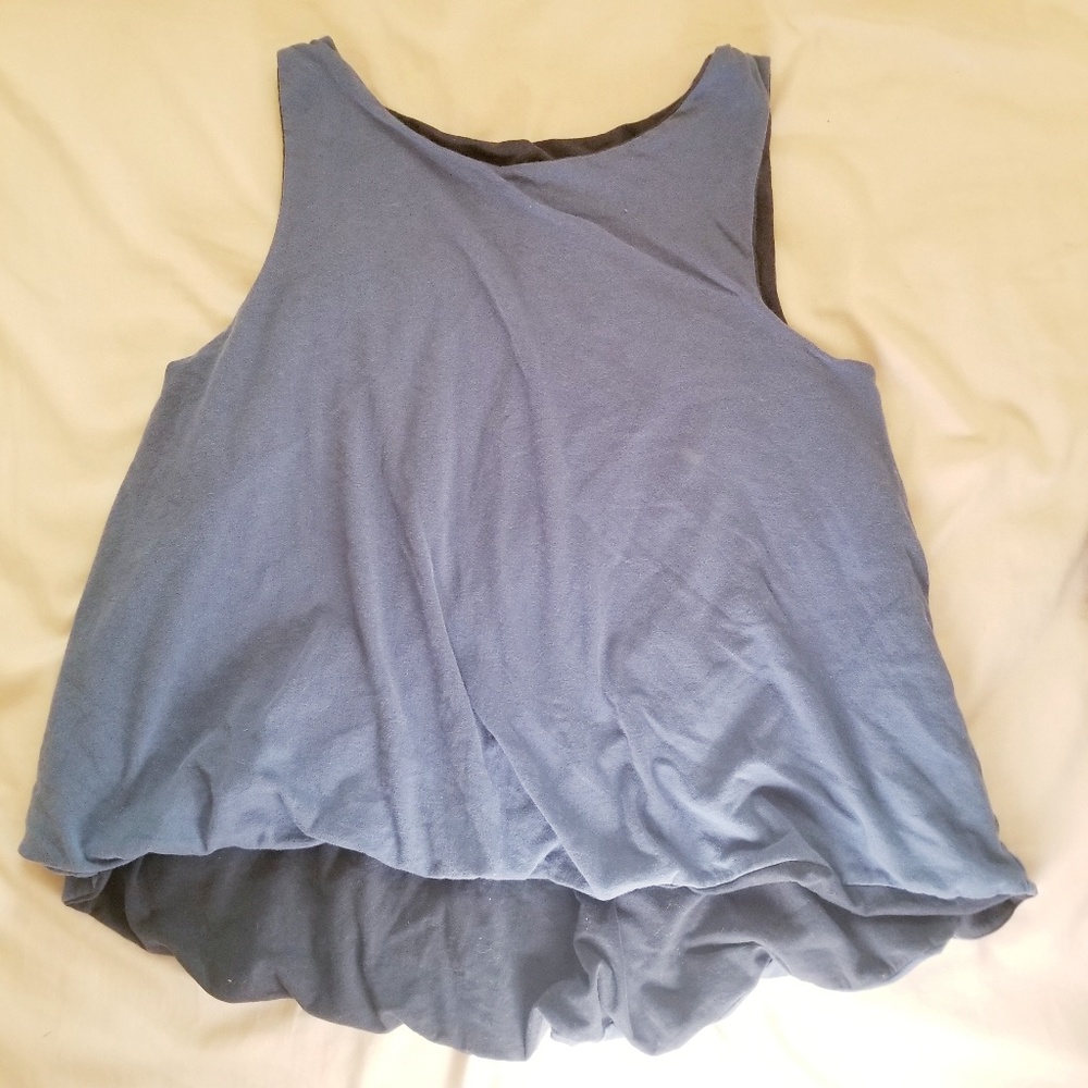 Kate Spade Saturday Reversible Blue Tank Top